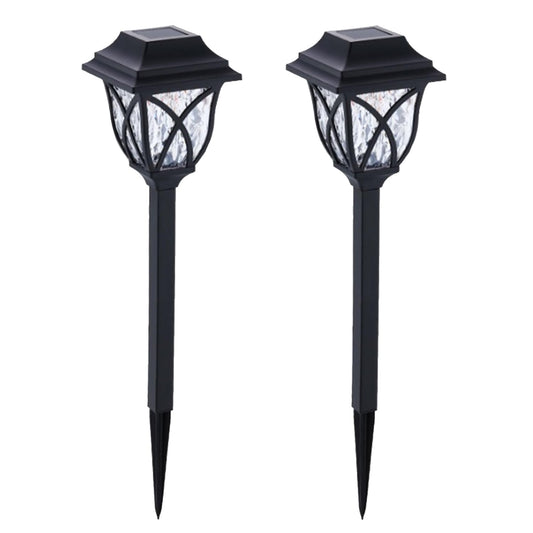 Evolve Solar Pathway Lights Outdoor Garden Lights, 2 Pack