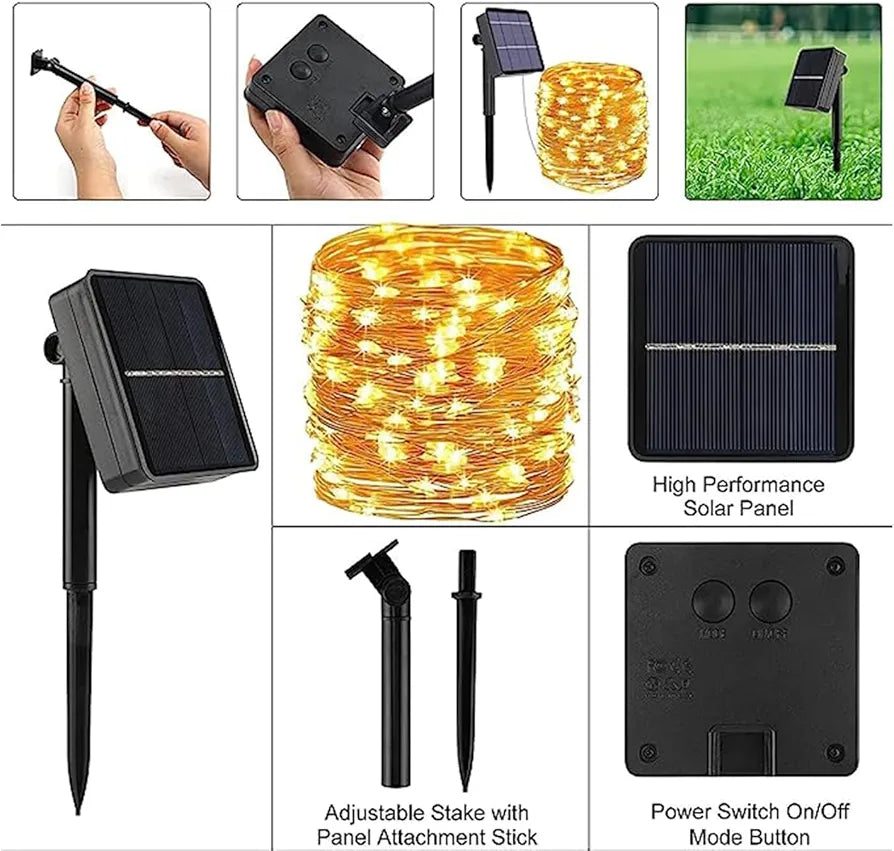 Solar Strip Lights 100 LED