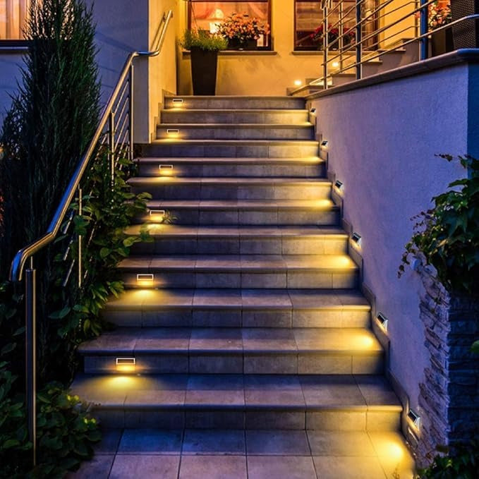 Solar Deck Wall & Stairs Light (Pack of 4)