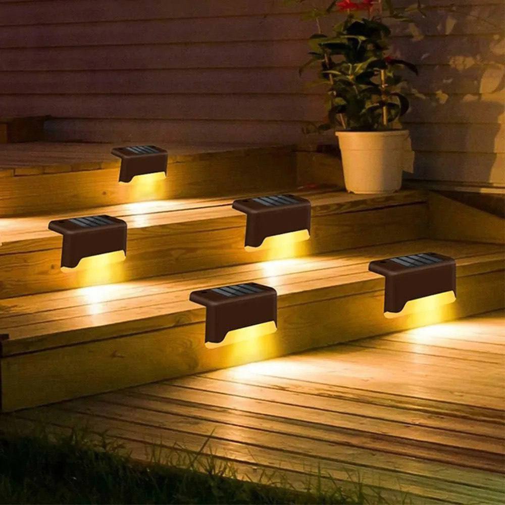 Solar Deck Wall & Stairs Light (Pack of 4)