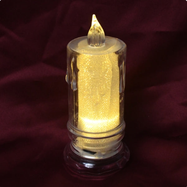 Flameless and Smokeless Decorative Transparent Led Tea Light Candle (Pack of 6)